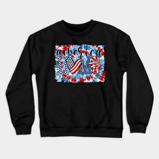 Home Of The Free Because Of The Brave 4 Th Of July Crewneck Sweatshirt